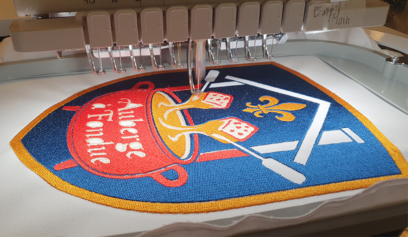 Broderie de l'étandard