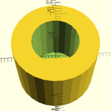 modèle 3D du bouton